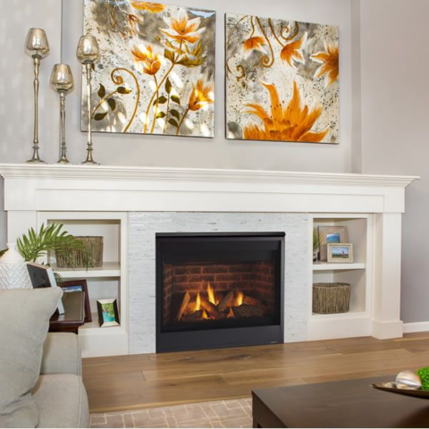 Majestic Quartz Direct Vent 36" Gas Fireplace For Sale