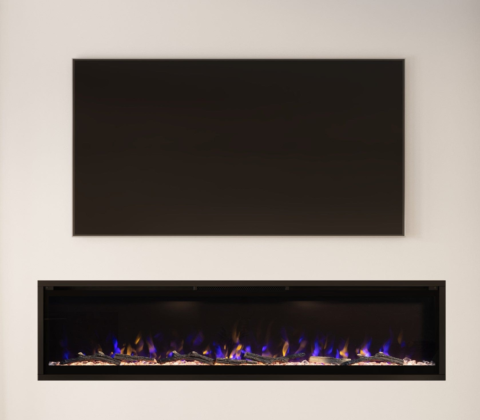 Modern Ember Aerus Smart Linear Electric Fireplace For Sale