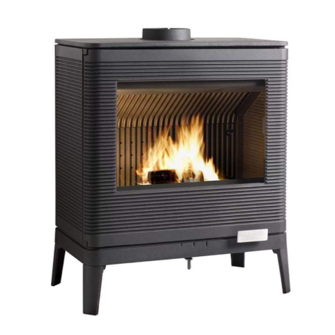 Invicta Kazan 26" Cast Iron Wood Burning Stove For Sale