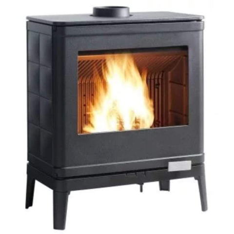 Invicta Kiara 26" Cast Iron Wood Burning Stove For Sale
