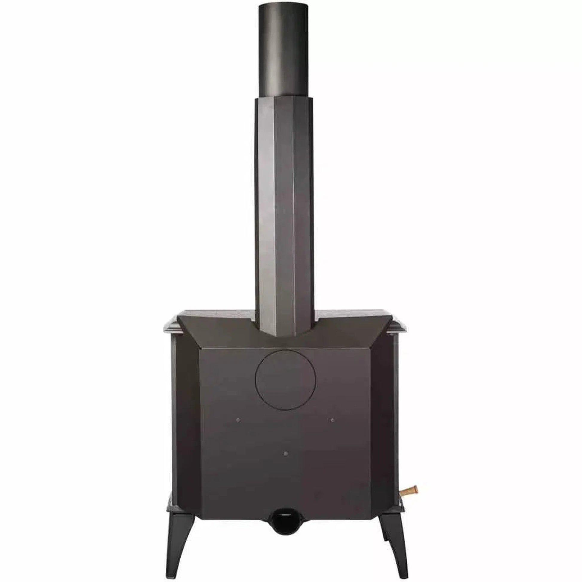 Sierra Flame by Amantii Lynwood W76 Cast Iron Freestanding Wood Burning Stove For Sale - Image 2