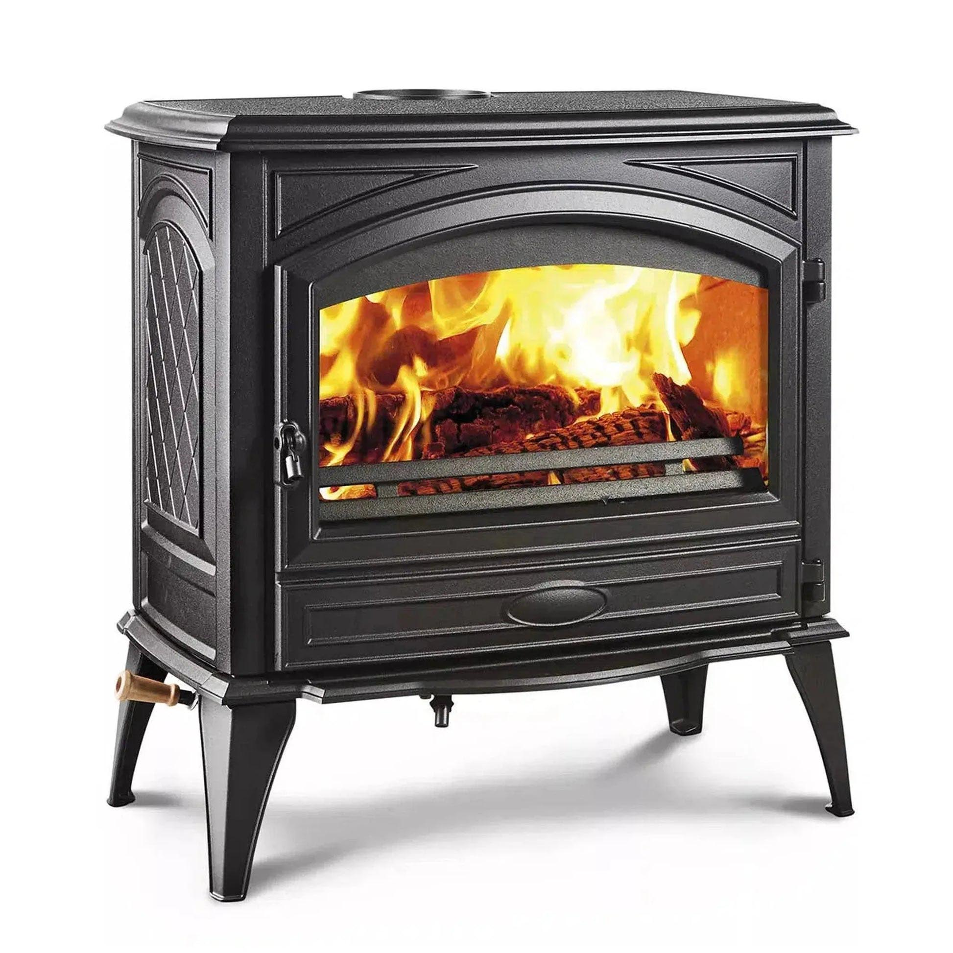 Sierra Flame by Amantii Lynwood W76 Cast Iron Freestanding Wood Burning Stove For Sale - Image 6
