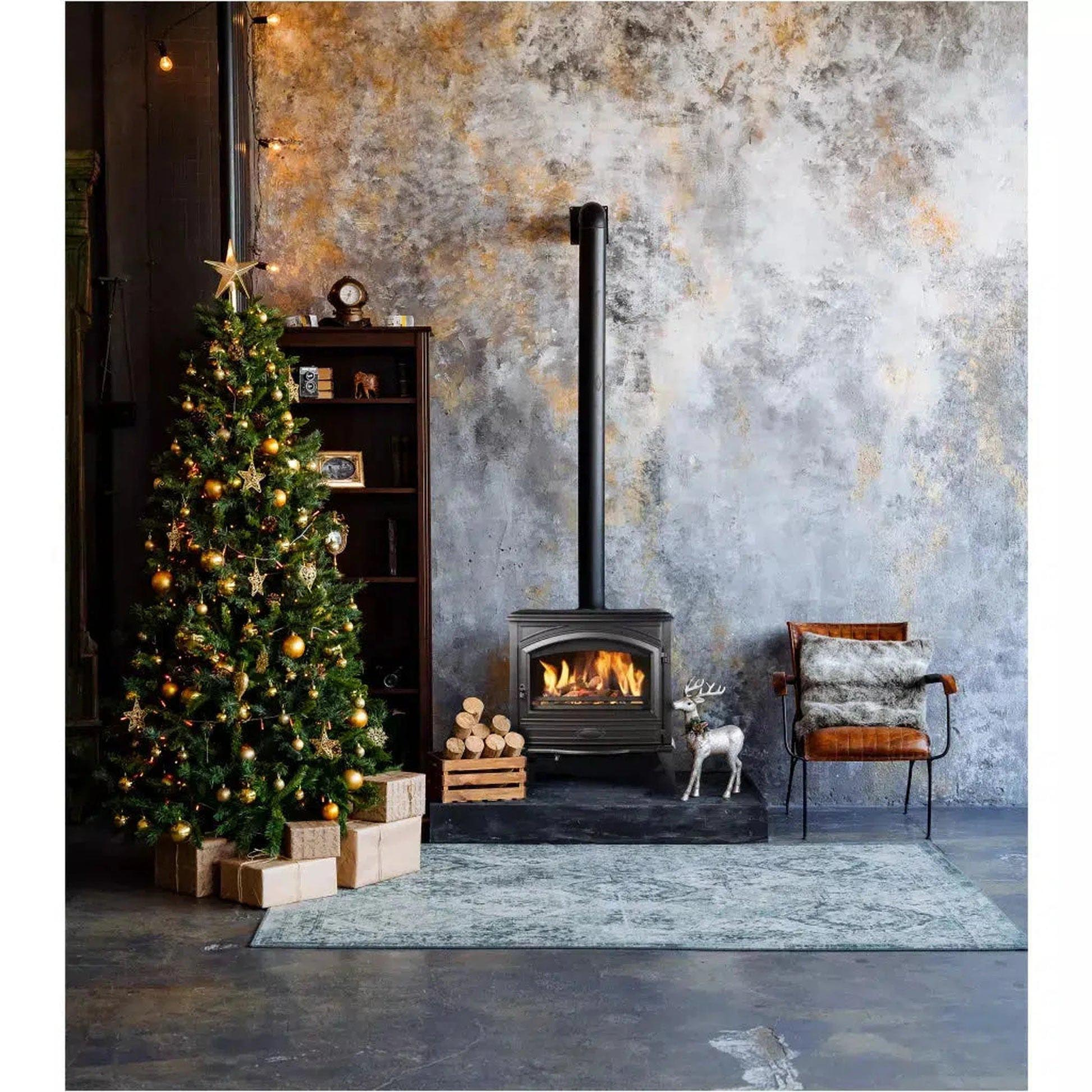 Sierra Flame by Amantii Lynwood W76 Cast Iron Freestanding Wood Burning Stove For Sale - Image 7