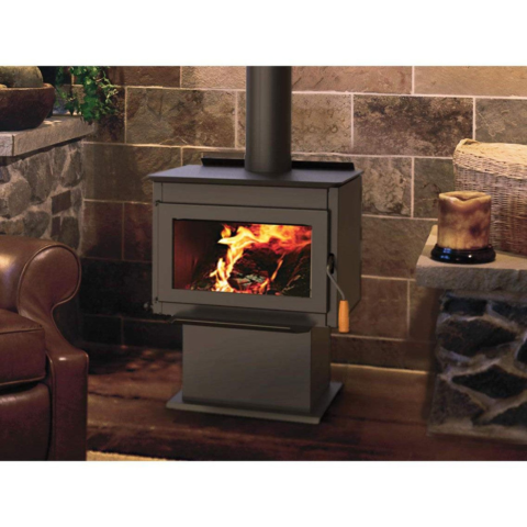 Superior WXS2016 24" High-Efficiency Freestanding Wood Burning Stove With Steel Door For Sale