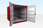 10x8ft Flat Floor Bunded Store