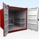 10x8ft Flat Floor Bunded Store