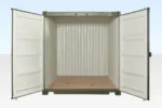 10ft Shipping Container, Green – One Trip - Image 2