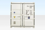 10ft Shipping Container, White – One Trip - Image 2