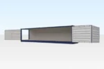 40ft High Cube Open Side Container