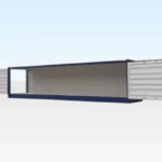 40ft High Cube Open Side Container