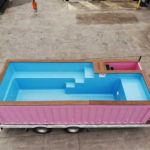 Pink 20ft Container Pool